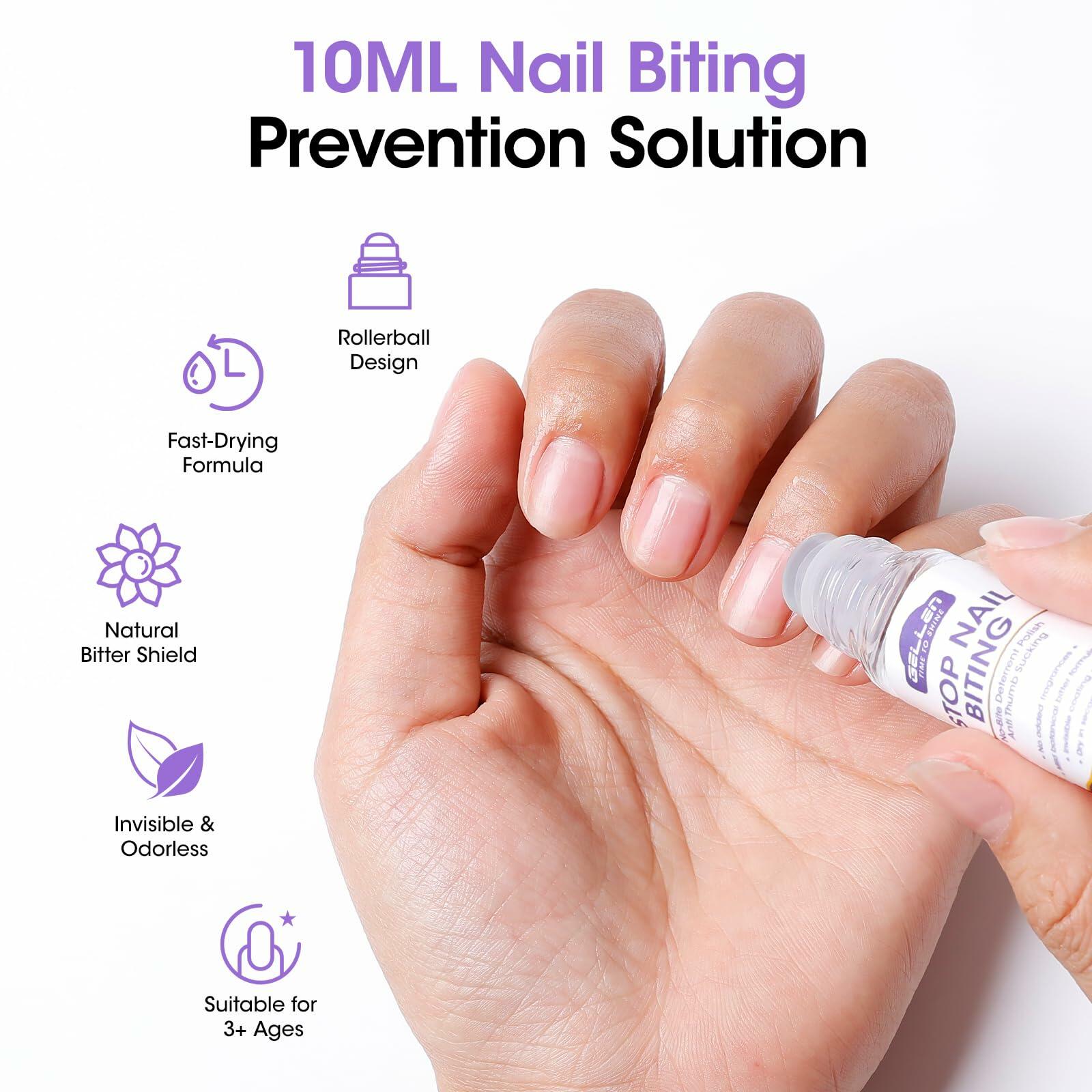 GELLEN Nail Biting Prevention Roll-On Treatment Bitter Taste 10ml