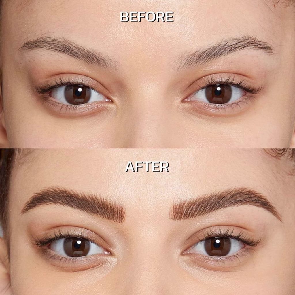 Hegafoo Microblading Brow-Fection Eyebrow Pen Waterproof 0.02oz Honey Tea Brown