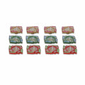 4OUR FAITH 12 Pc Multicolor Terracotta Swastik Wax Diyas Oil Lamps