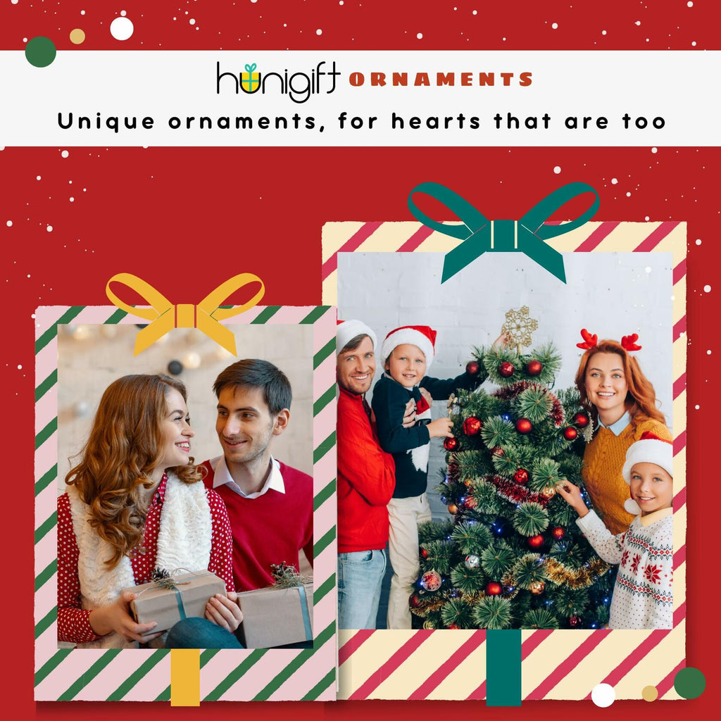HUNIGIFT Daughter Christmas Ornament 2025 Acrylic Large 13 Daughter OPEN BOX