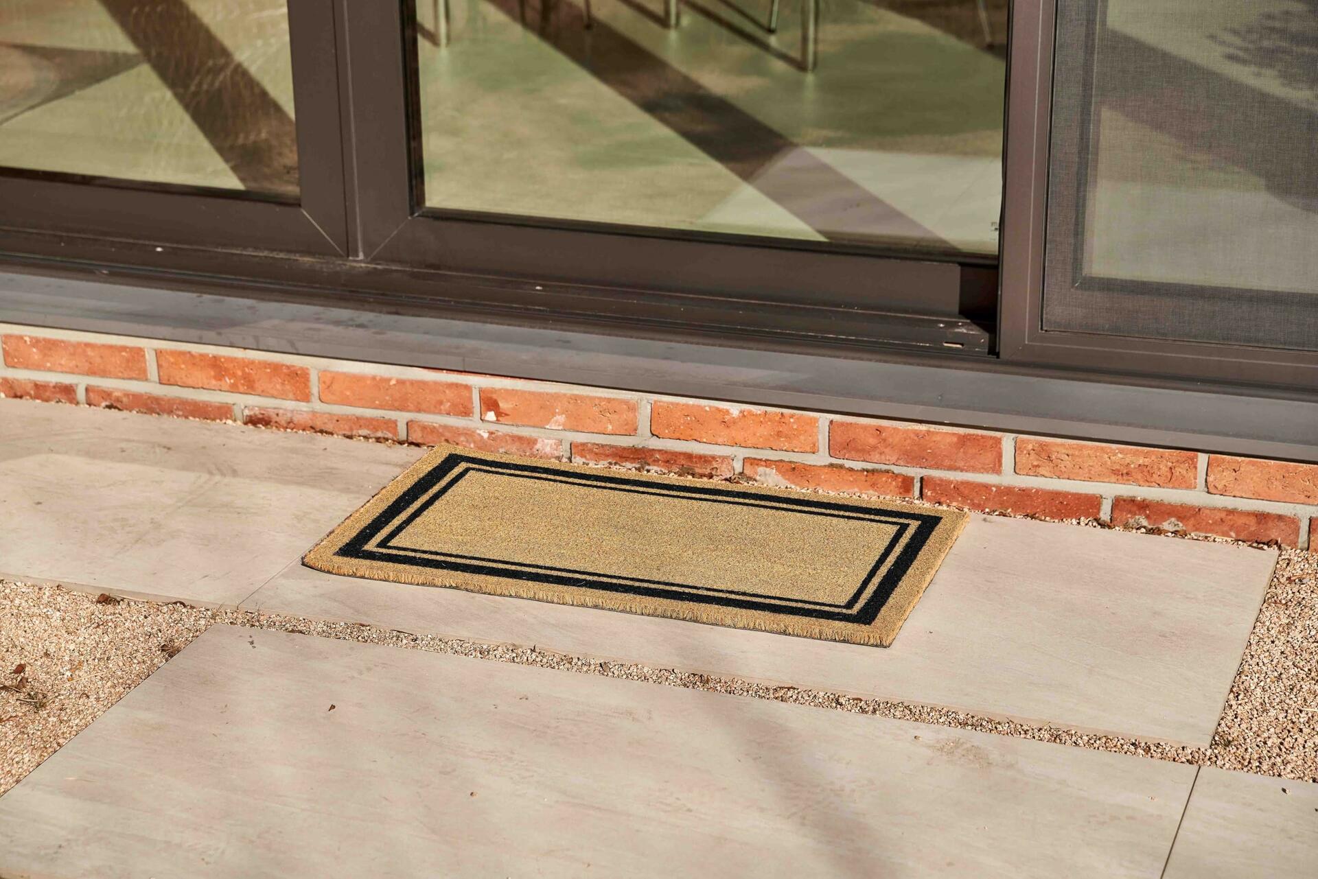 KANKUN Coco Coir Door Mat Heavy Duty Backing Welcome 17x30 Halloween3