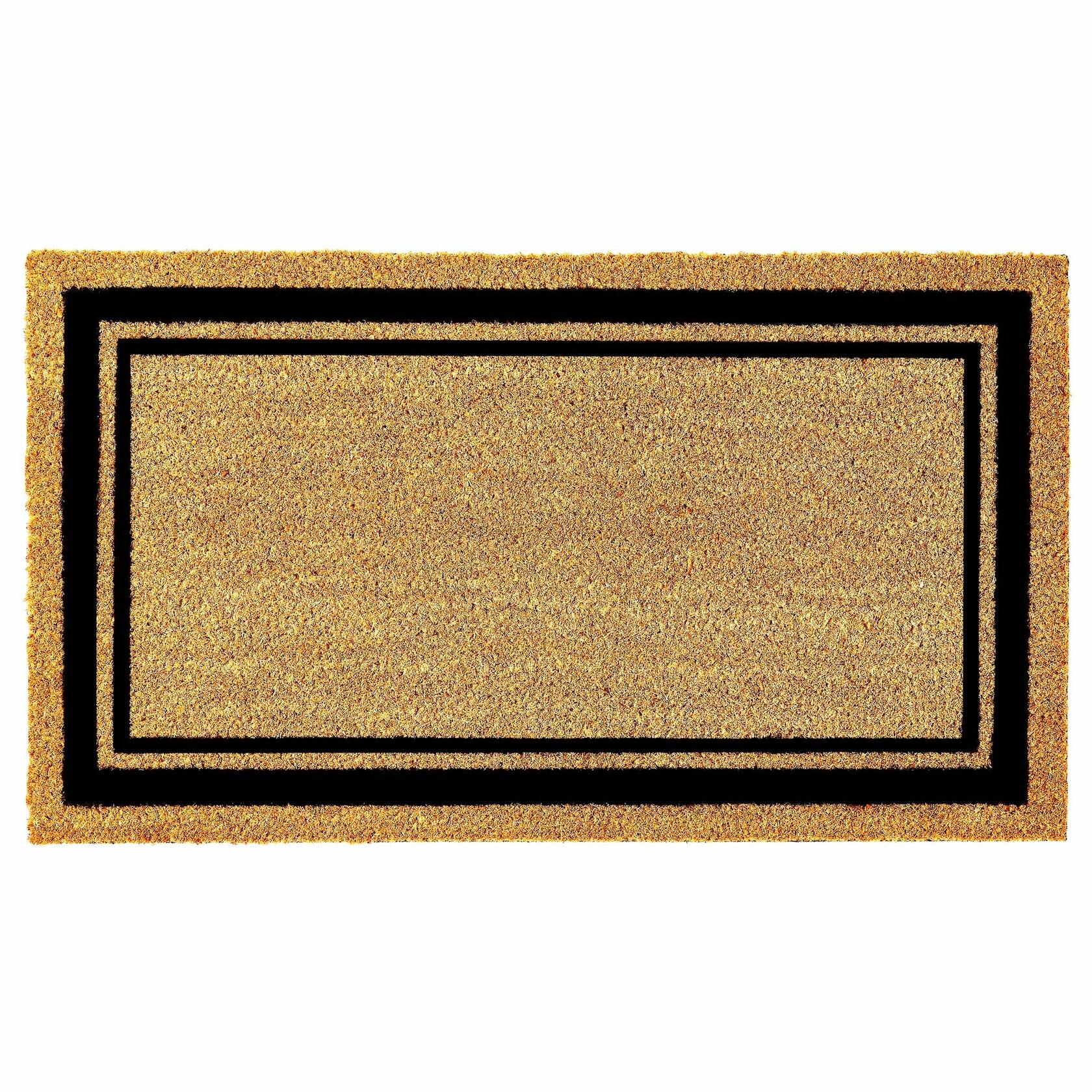 KANKUN Coco Coir Door Mat Heavy Duty Backing Welcome 17x30 Halloween3