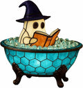 WoduYrt Halloween Ghost Bubble Bath Lamp Blue LED Night Light Decor