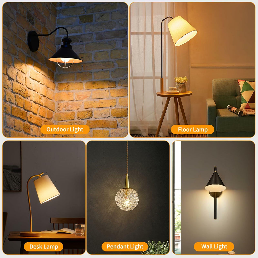 novapollo A19 9W LED Bulb 800 Lumens 2700K Soft White 6 Pack