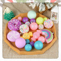 ROSELEAF Christmas Tree Ornaments Set 40 Pack Shatterproof Pink Purple Green