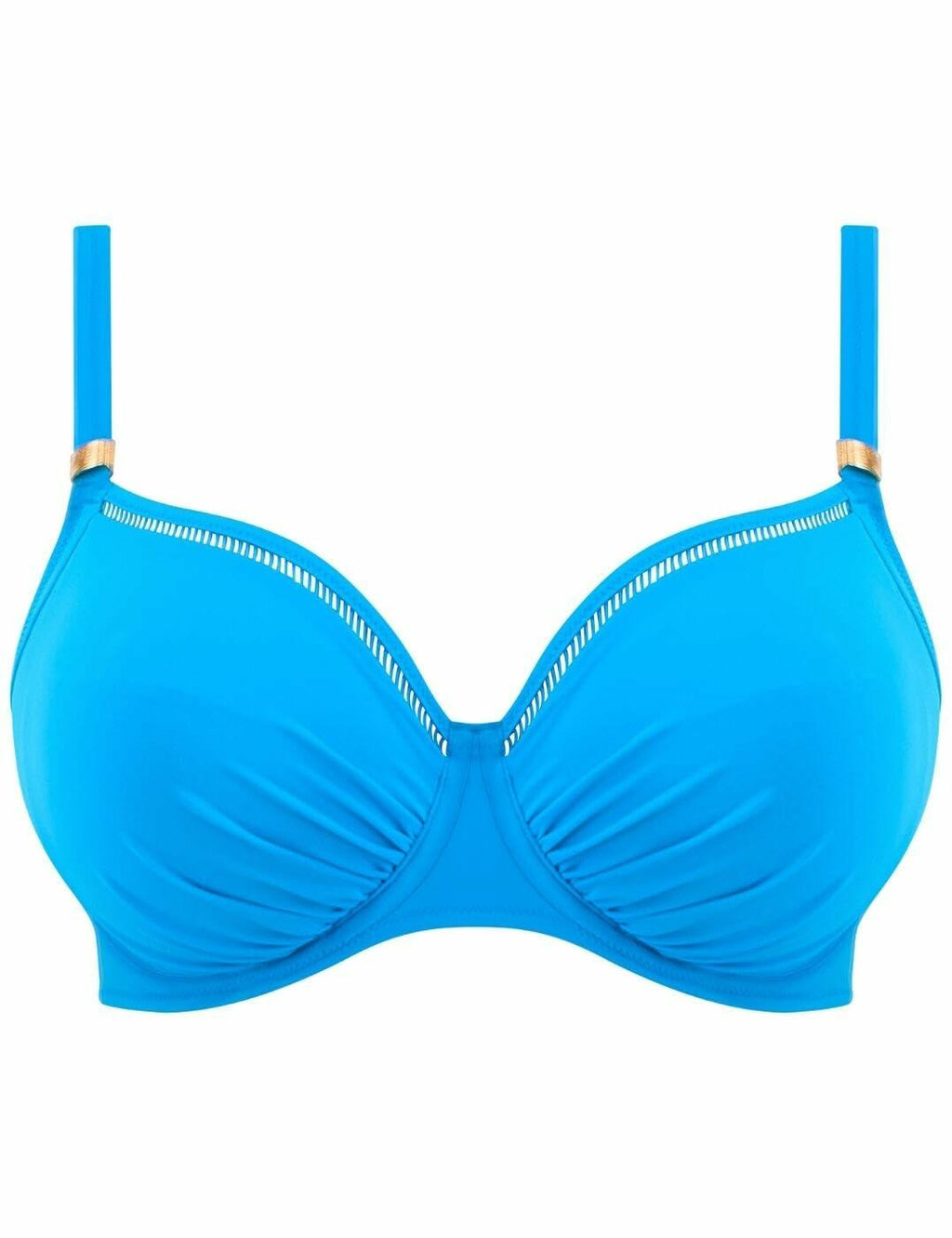 Fantasie East Hampton Underwire Gathered Full Cup Bikini Top Blue Diamond 40D
