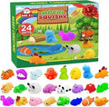 Govetom 2025 Christmas Advent Calendar 24 Days Multi-color Mochi Squishy Toys