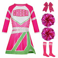 Spooktacular Creations Girls Cheerleader Costume Long Sleeve Size L