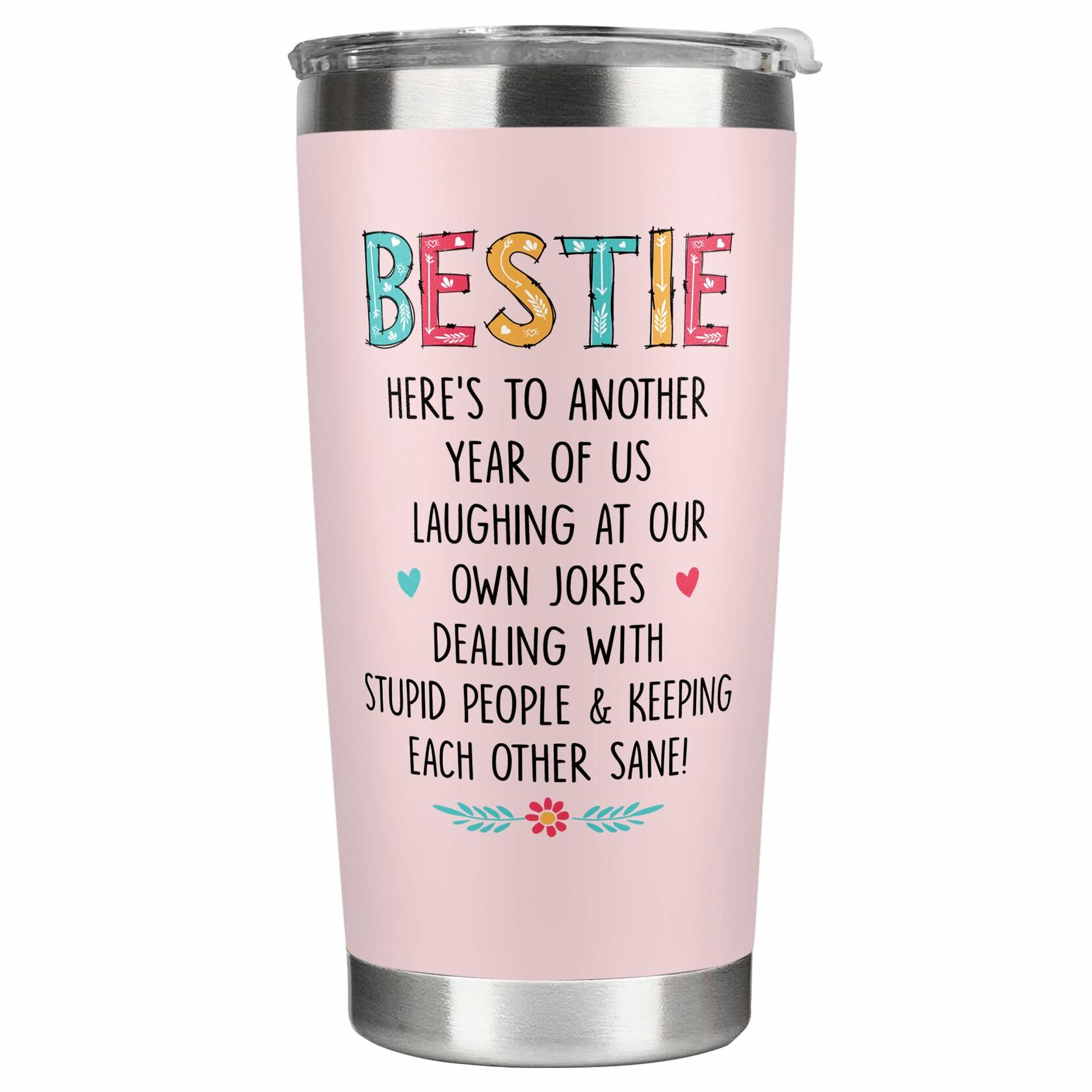 GINGULMINA Birthday Gifts for Women Friends 16 Oz Can Glass Friend 09