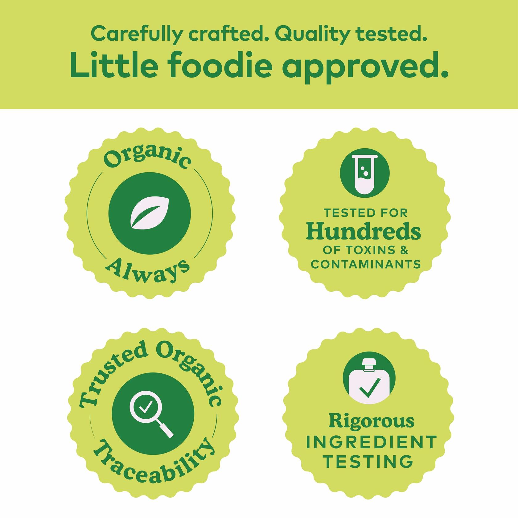 Plum Organics Stage 2 Baby Food Pear Pea Spinach 4oz Pouch Organic
