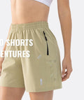 Cosmolle Womens Hiking Cargo Shorts Quick Dry Water Resistant Green Size L