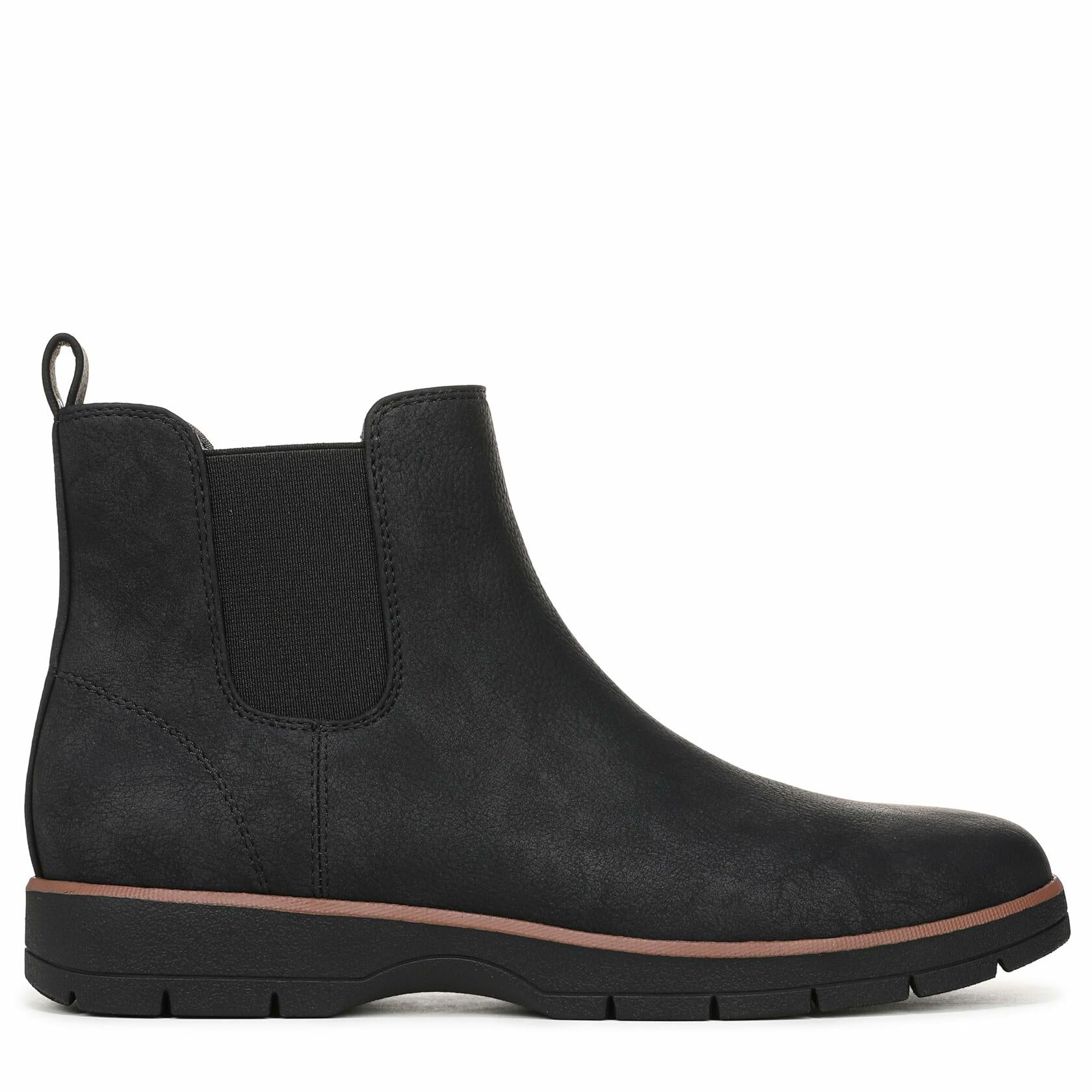 Dr. Scholl's Women's Northbound Ankle Boot Black Smooth Size 8 W