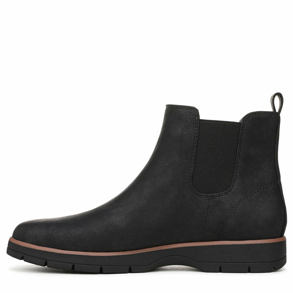 Dr. Scholl's Women's Northbound Ankle Boot Black Smooth Size 8 W