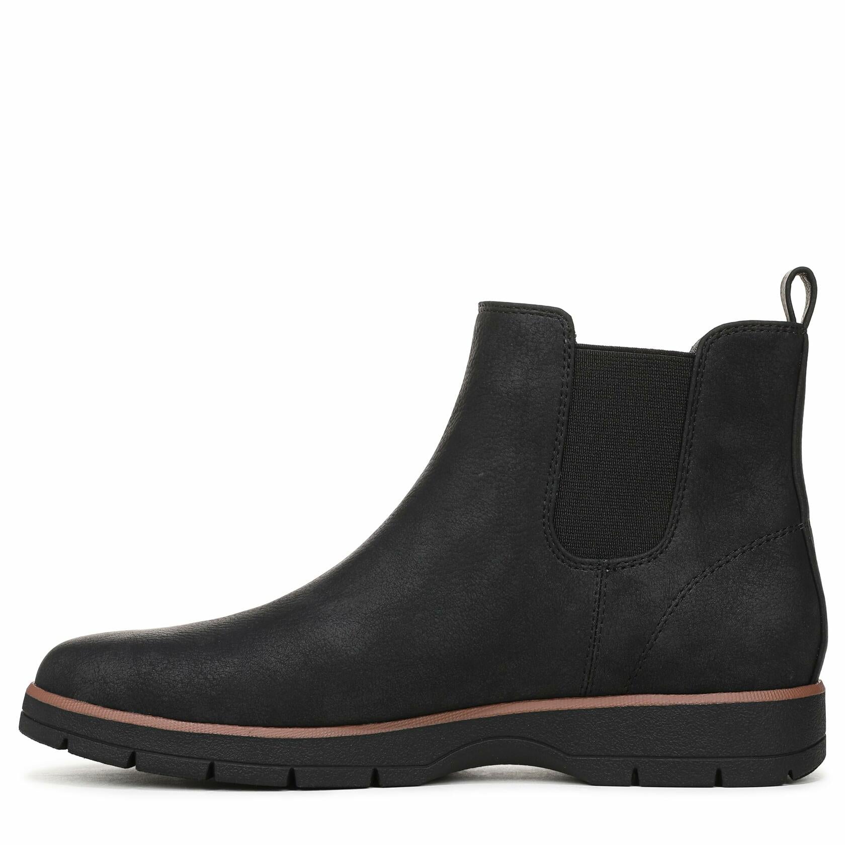 Dr. Scholl's Women's Northbound Ankle Boot Black Smooth Size 8 W