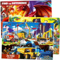 QUOKKA 100 Pc Kids Puzzles Ages 4-8 Pirates Constructions Animals Cardboard