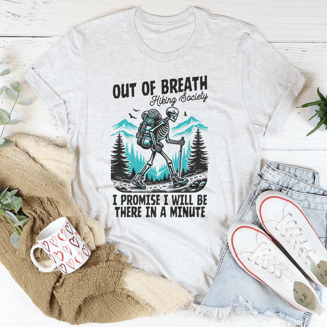 Out Of Breath Hiking Society Tee