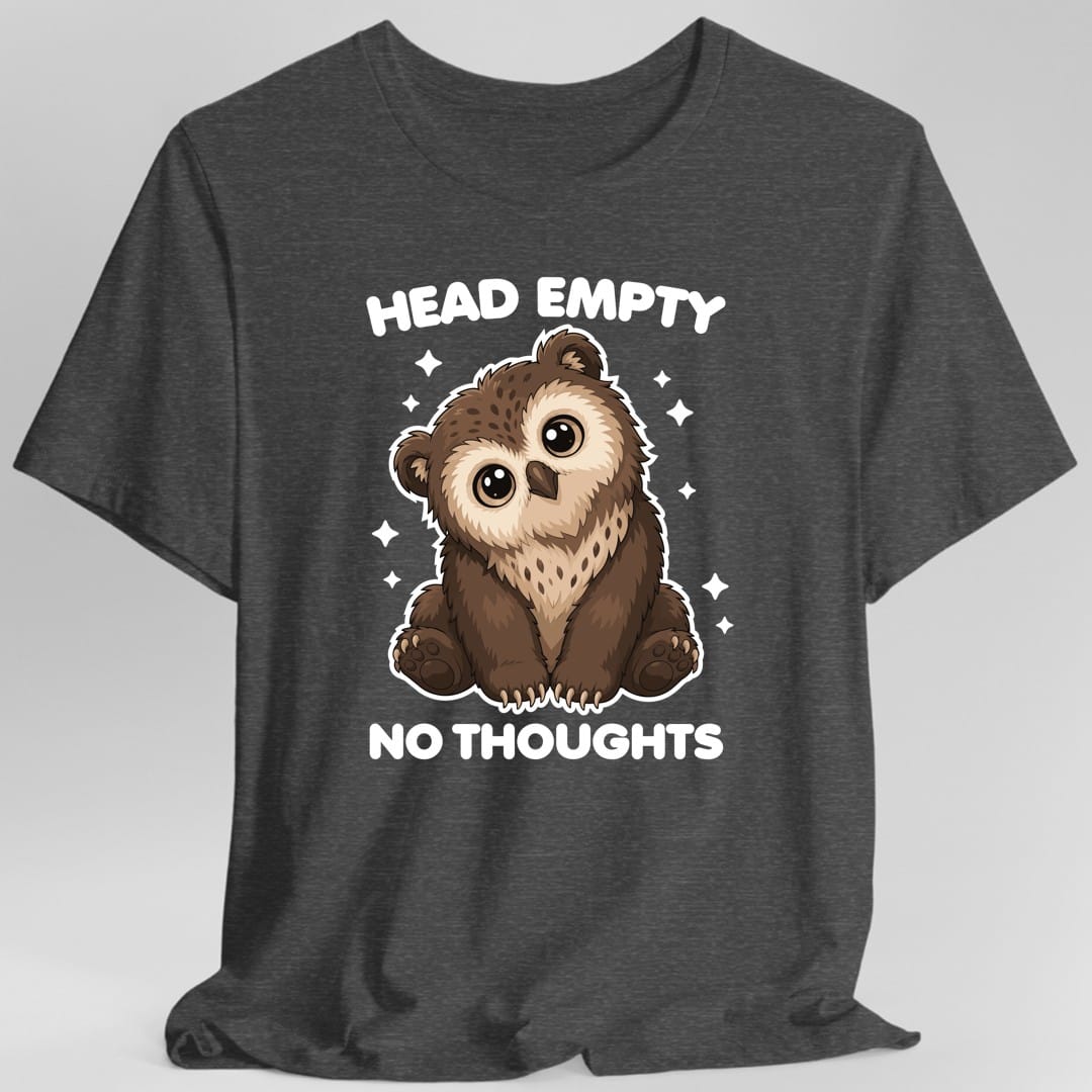 Owlbear Head Empty No Thoughts T-Shirt