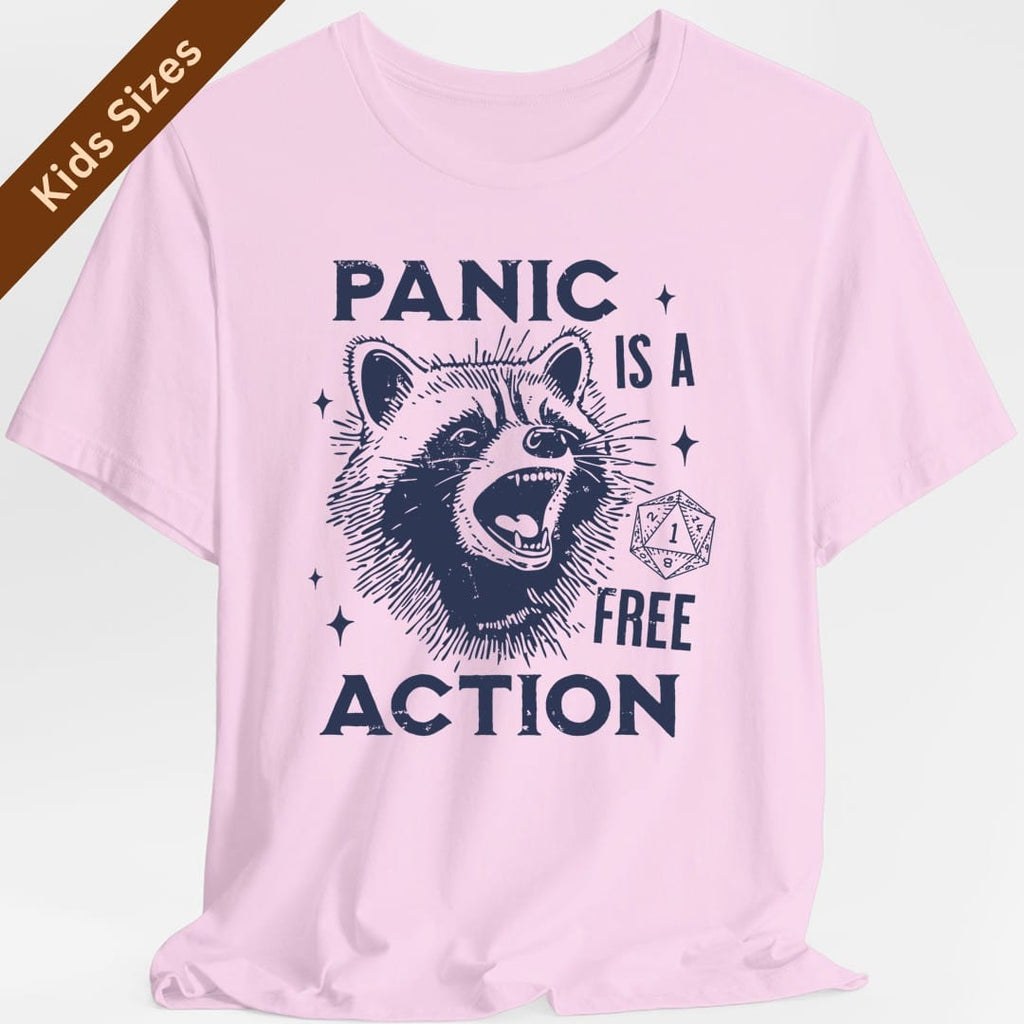 Panic Is A Free Action Kids T-Shirt