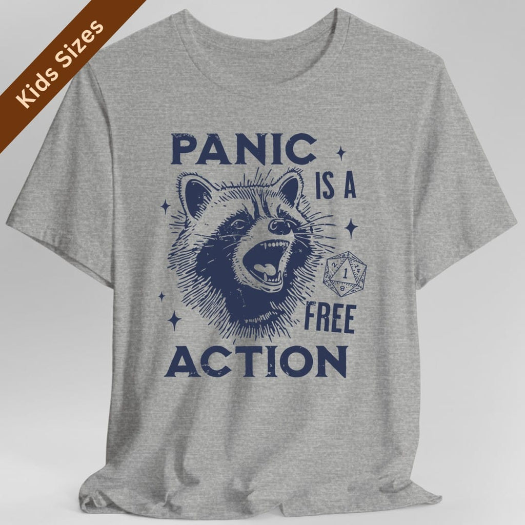Panic Is A Free Action Kids T-Shirt