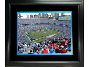 Framed Bank of America Stadium Carolina Panthers 11"x14" Football Photo Professionally Matted