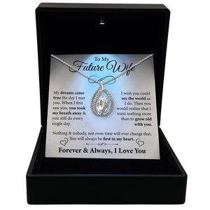 To My Beautiful Future Wife - I My Dreams Came True The Day I Met You - Orbital Birdcage Necklace