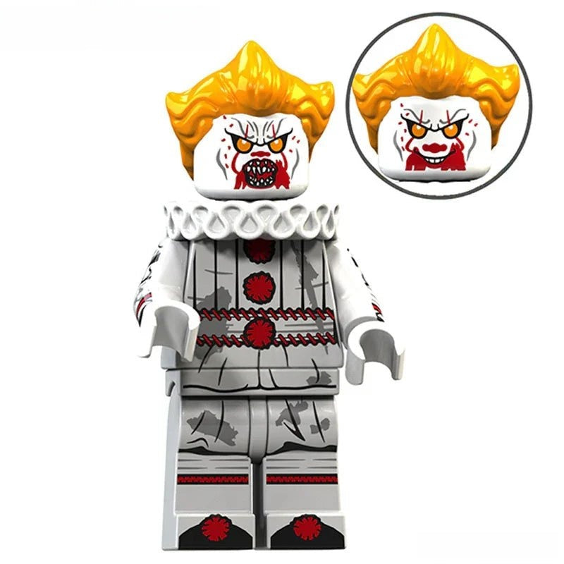 Pennywise Stephen King's IT 2017 Lego Minifigures Custom Horror Toys 3