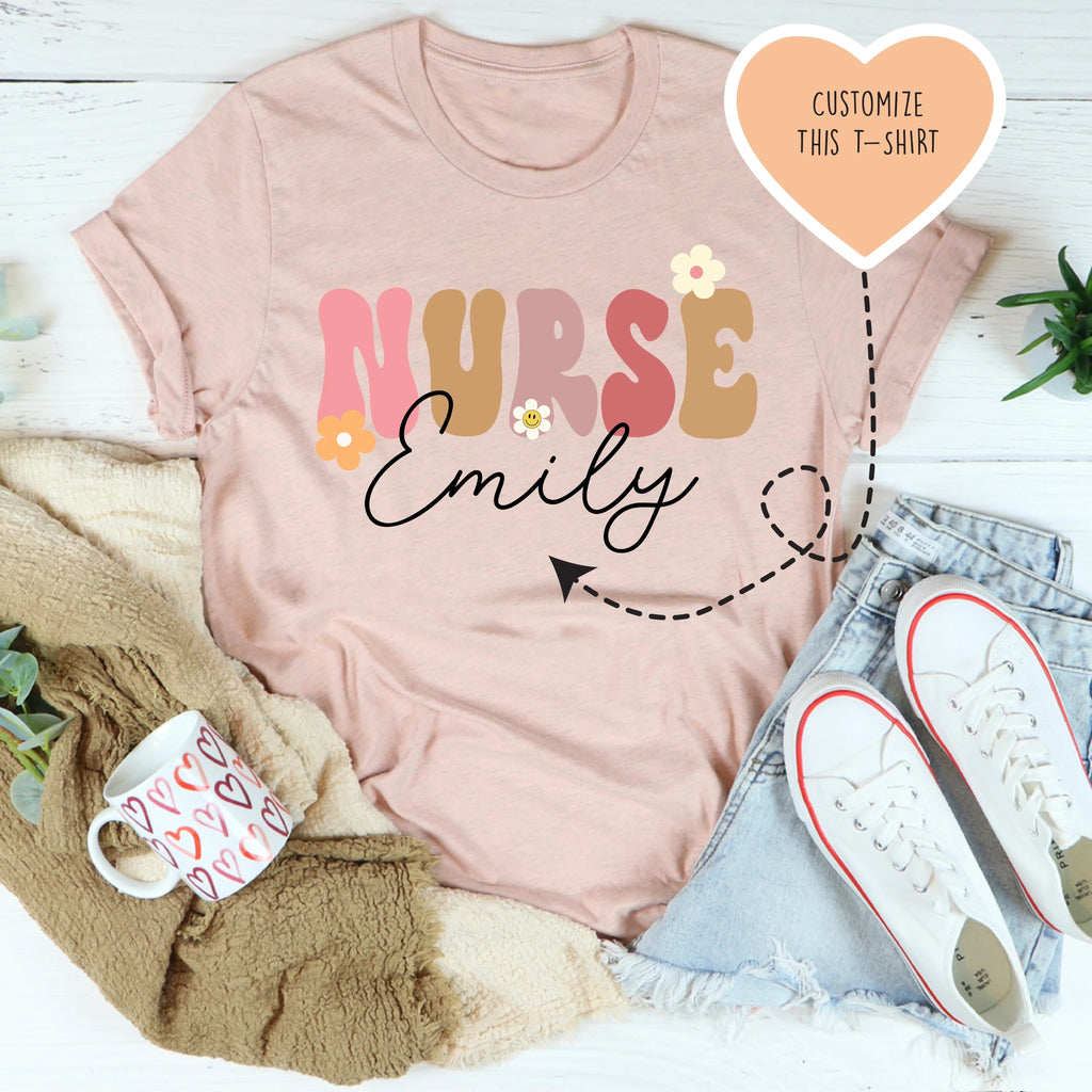 Personalized Nurse Tee
