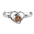 Custom Photo Heart Bracelet – Personalized Picture Bangle