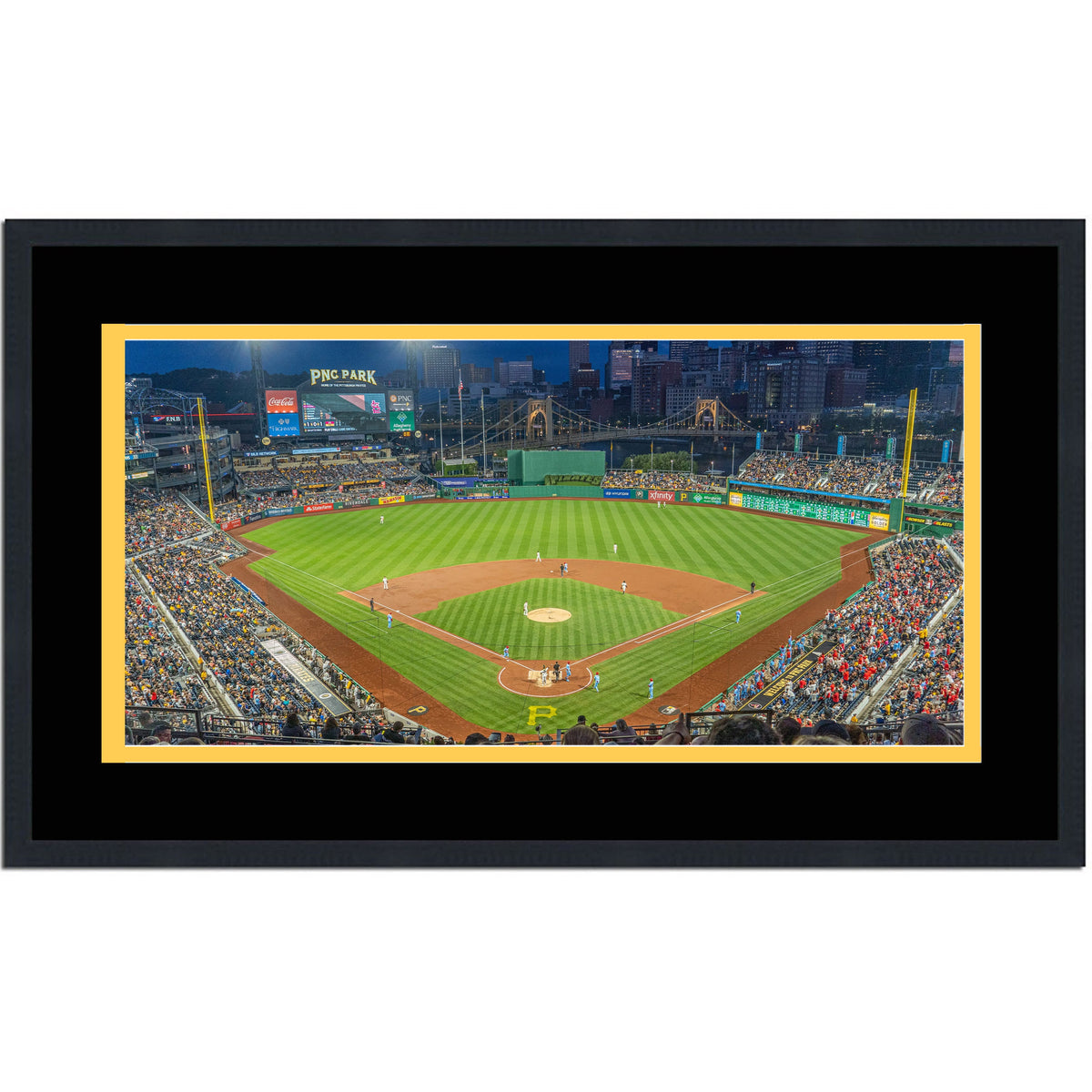 Framed PNC Park Pittsburgh Pirates MLB 16x24 Baseball Photo Professionally Matted