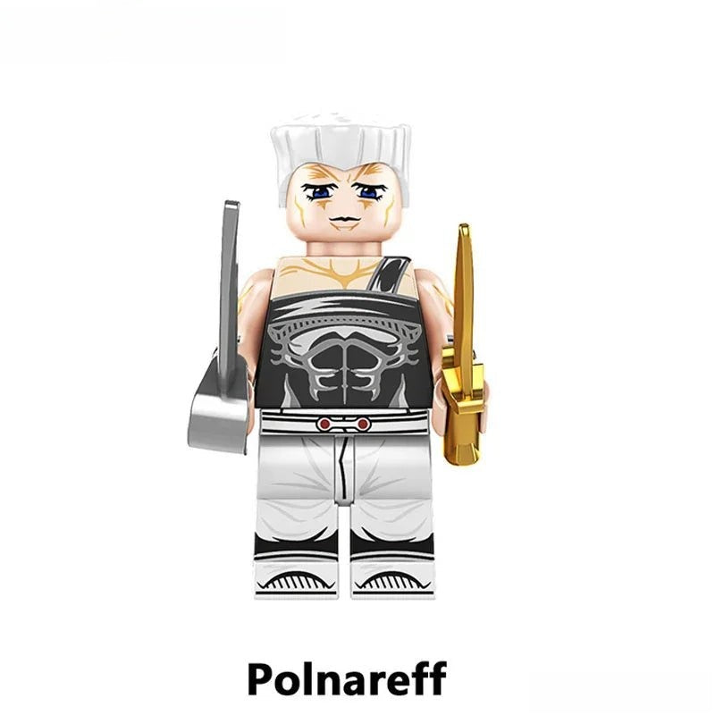 Polnareff Jojo's Bizarre Adventure Anime Minifigure Toy