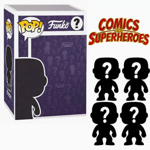 Set of 4 Surprise Mystery Comics & Superheroes Funko Pop! Randomly Selected