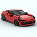 Porsche 911 red sports car Lego Custom Minifigures Building Block Toys