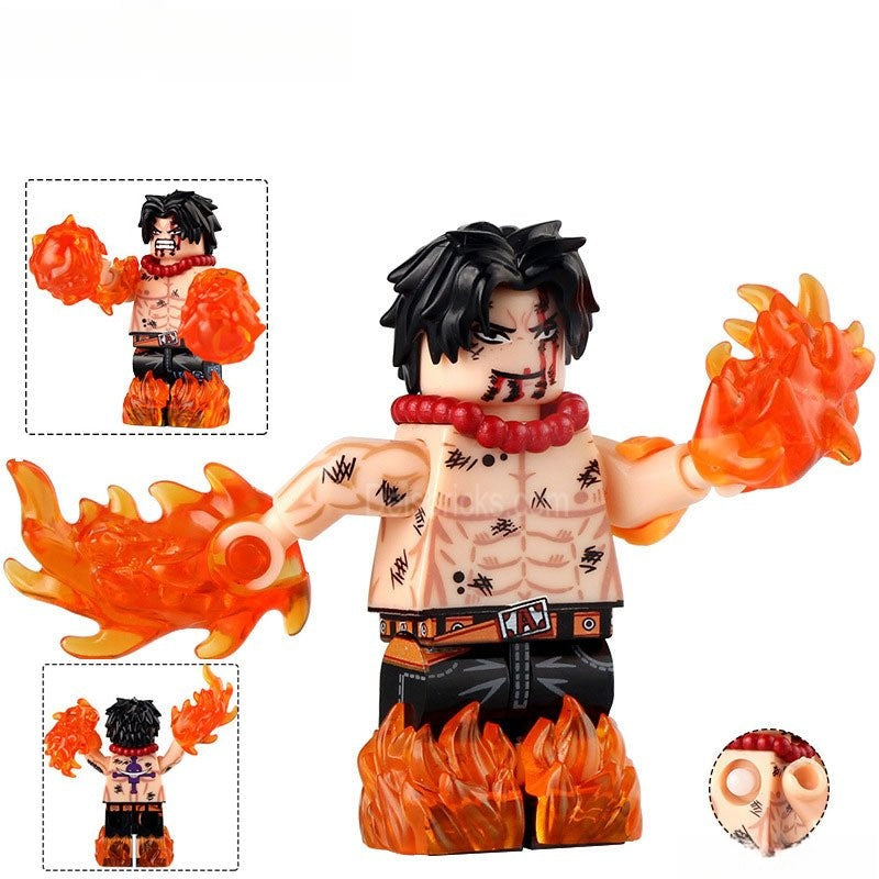 Portgas D Ace from ONE PIECE Anime Minifigure Toy 6