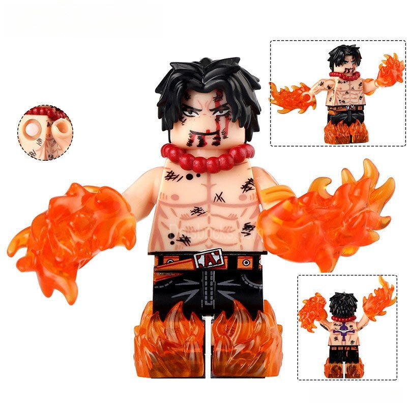 Portgas D Ace from ONE PIECE Anime Minifigure Toy 6