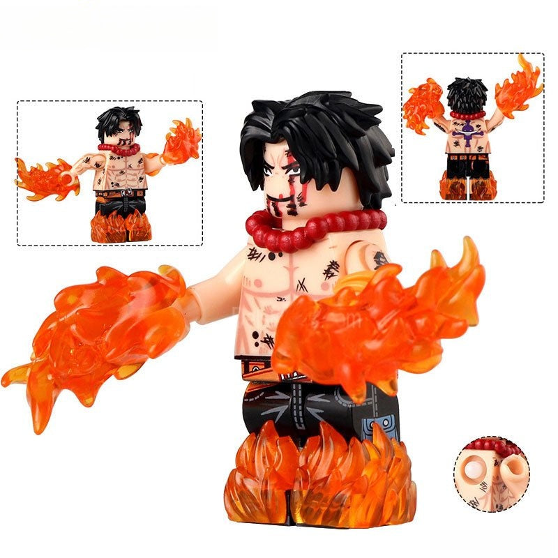 Portgas D Ace from ONE PIECE Anime Minifigure Toy 6