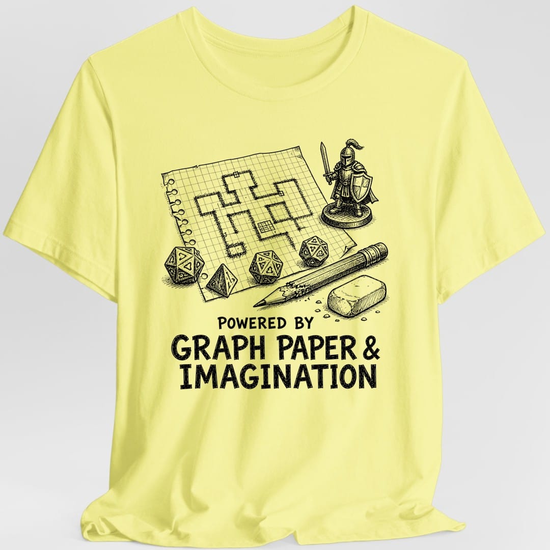 Powered By Graph Paper T-Shirt