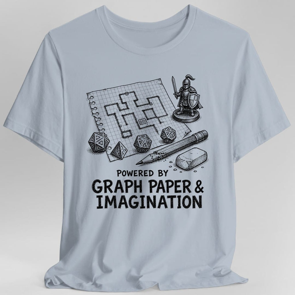 Powered By Graph Paper T-Shirt