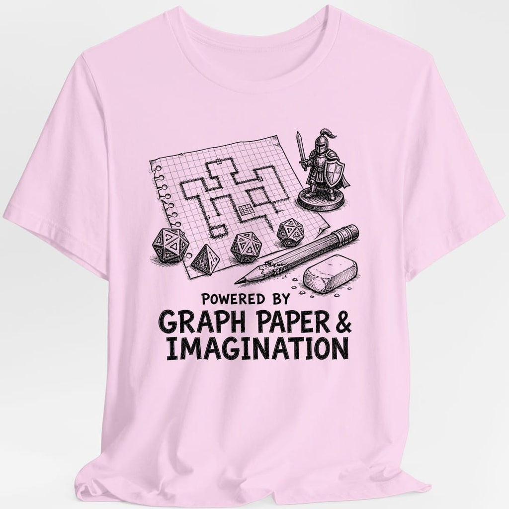 Powered By Graph Paper T-Shirt