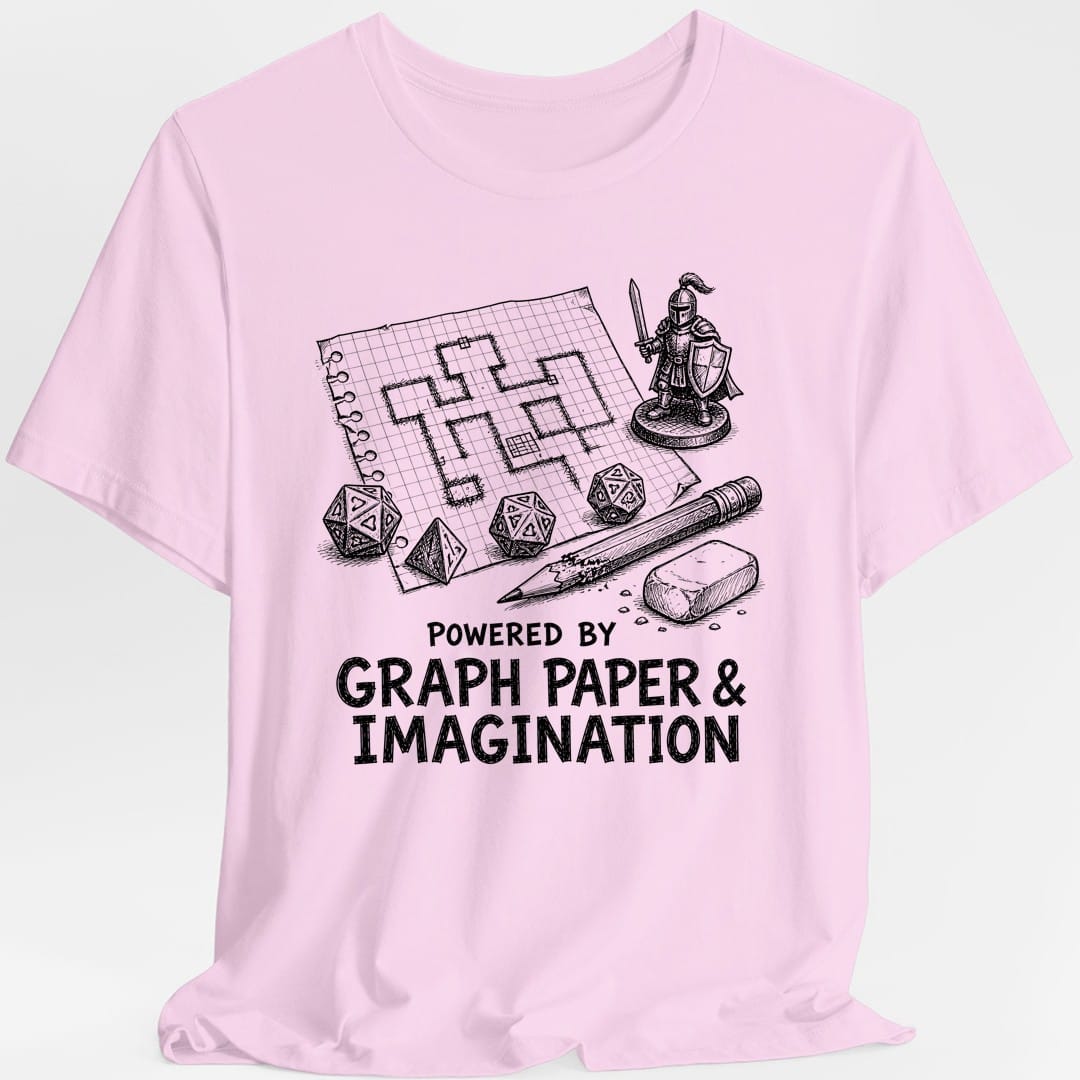 Powered By Graph Paper T-Shirt