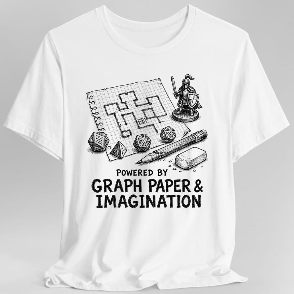 Powered By Graph Paper T-Shirt