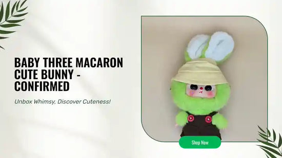 Baby Three Macaron Cute Bunny - Confirmed by@Outfy