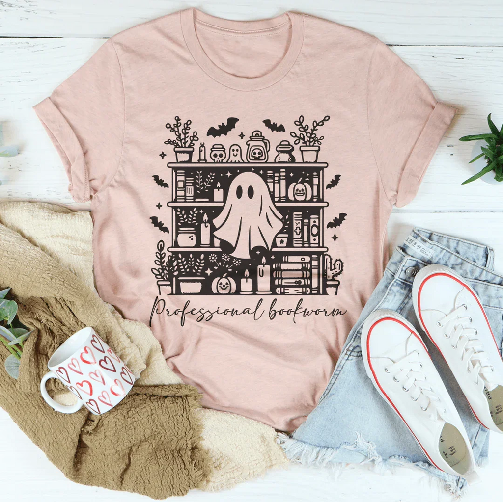 Sarcastic Career Title Shirt – "Professional Bookworm" Graphic Tee
