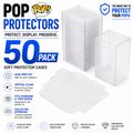 Funko Pop Protective Cases | 50-Pack Display Protectors - 4 inches