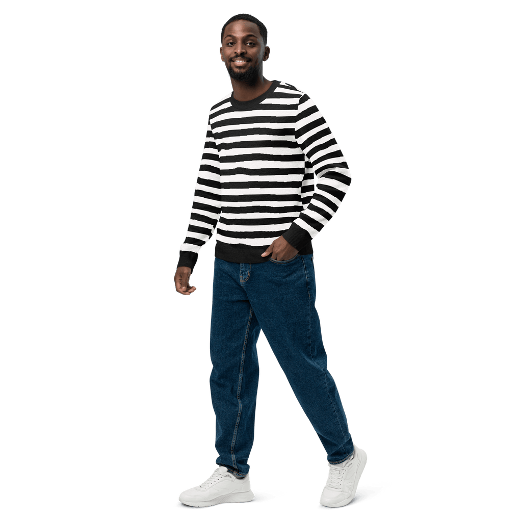 Pugsley Print Knit Crewneck Sweater