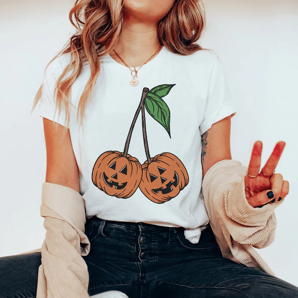 Pumpkin Cherries Tee