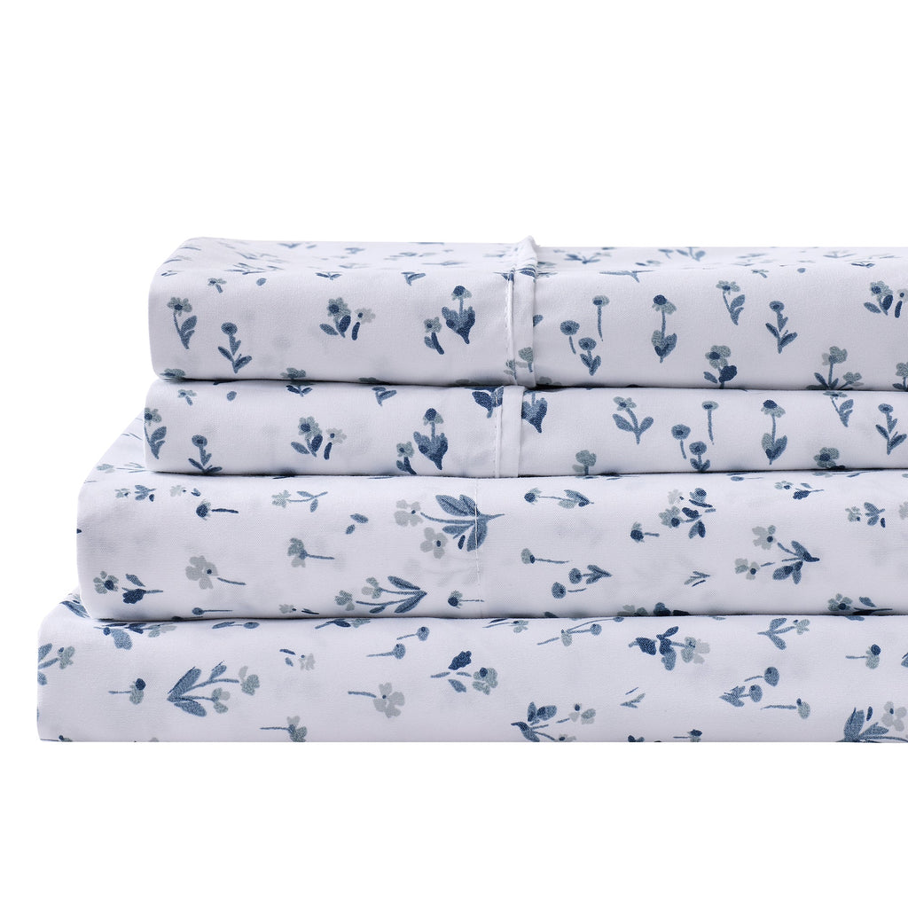 Watercolor Floral Sheet Set - Delia Collection