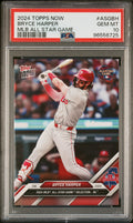 Graded 2024 Topps Now Bryce Harper #ASGBH MLB All Star Game Baseball Card PSA 10 Gem Mint