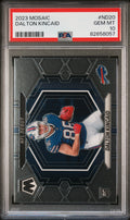 Graded 2023 Panini Mosaic Dalton Kincaid #ND20 Rookie RC Football Card PSA 10 Gem Mint
