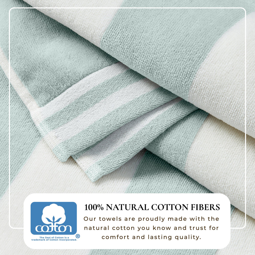 Striped Cabana Beach Towel - Edgartown Collection