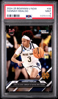 Graded 2024 Topps Bowman U Now Hannah Hidalgo #99 Rookie RC Basketball Card PSA 9 Mint